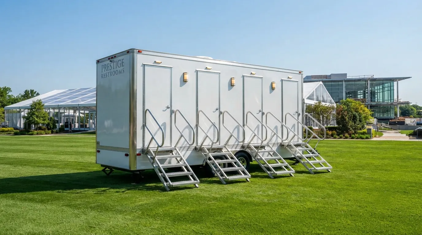 4 Stall Restroom Trailer in Ankeny, IA